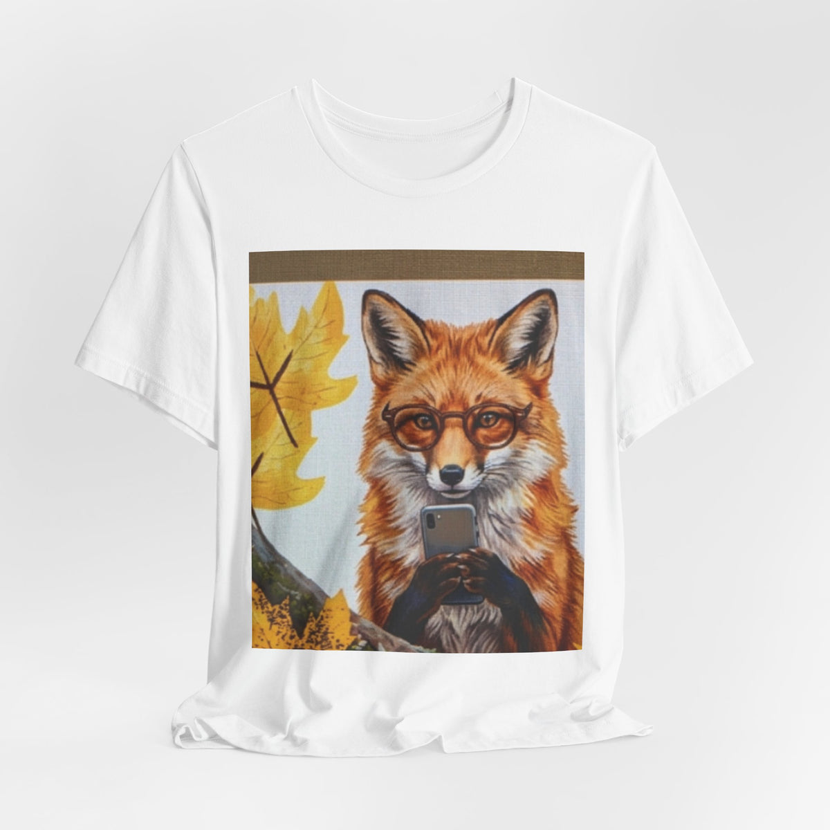 Autumn Fox Portrait T-Shirt — Wildlife Nature Graphic Tee
