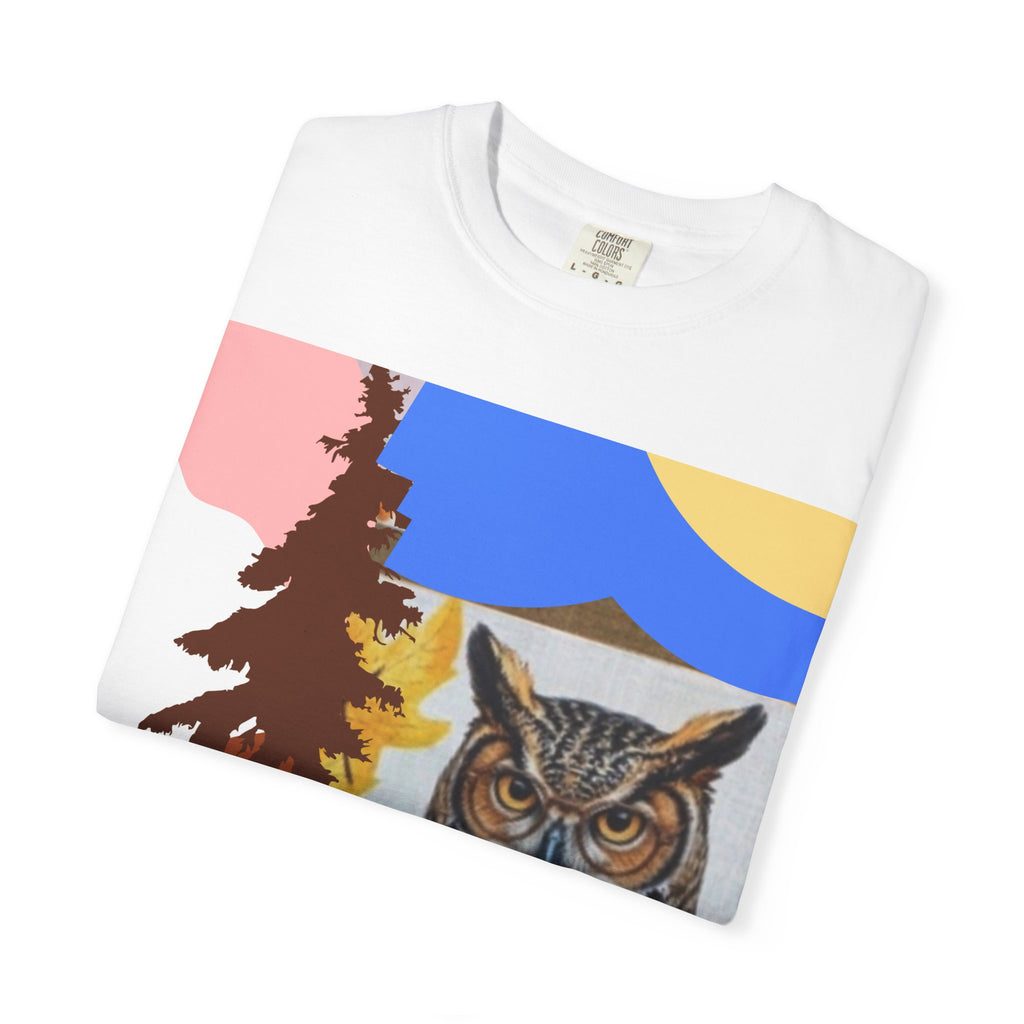 Owl Wilderness T-Shirt — Retro Nature Graphic Tee