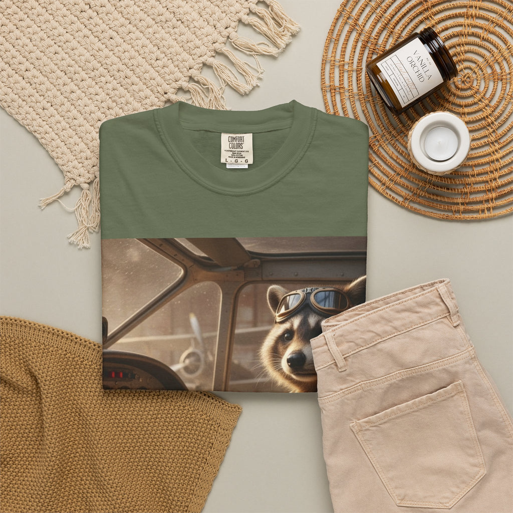 Raccoon Pilot tee