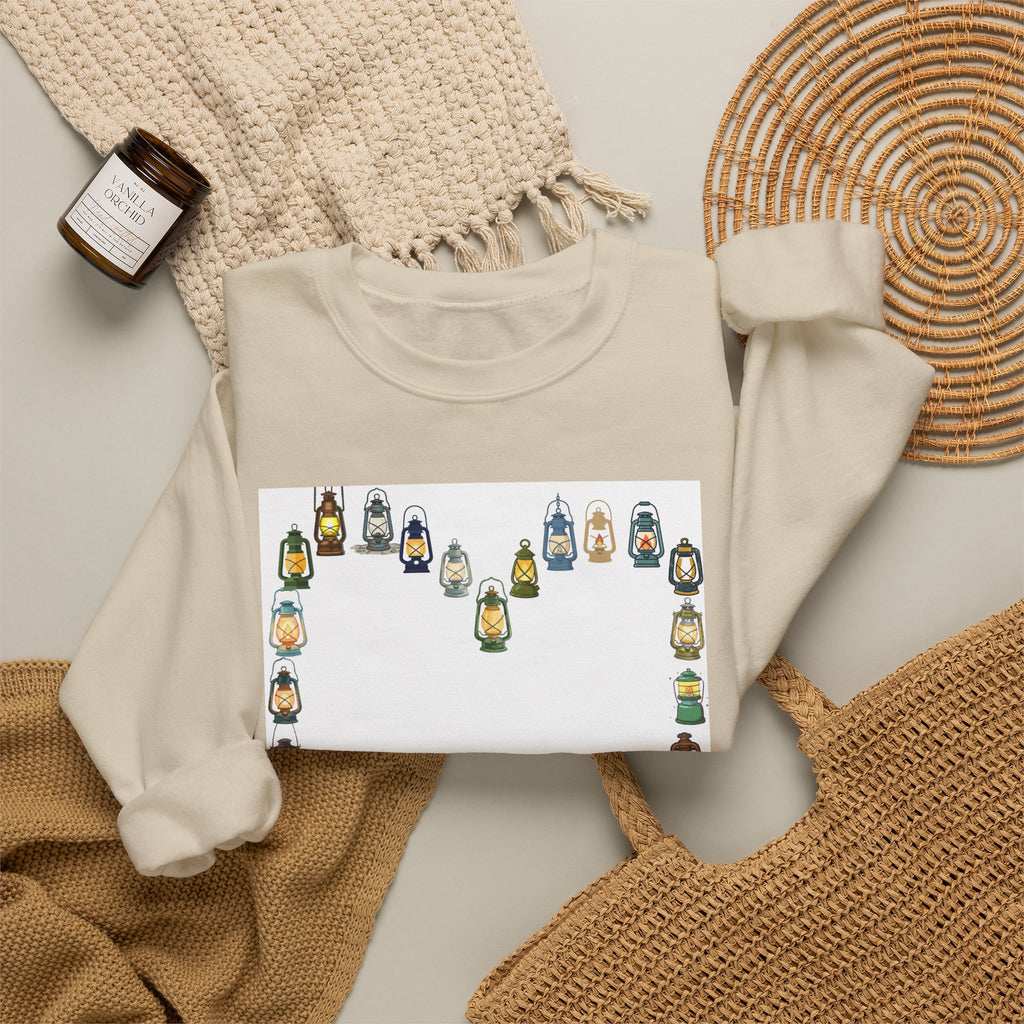 Penguin Heart Crewneck Sweatshirt — Cute Penguin Heart Graphic Pullover