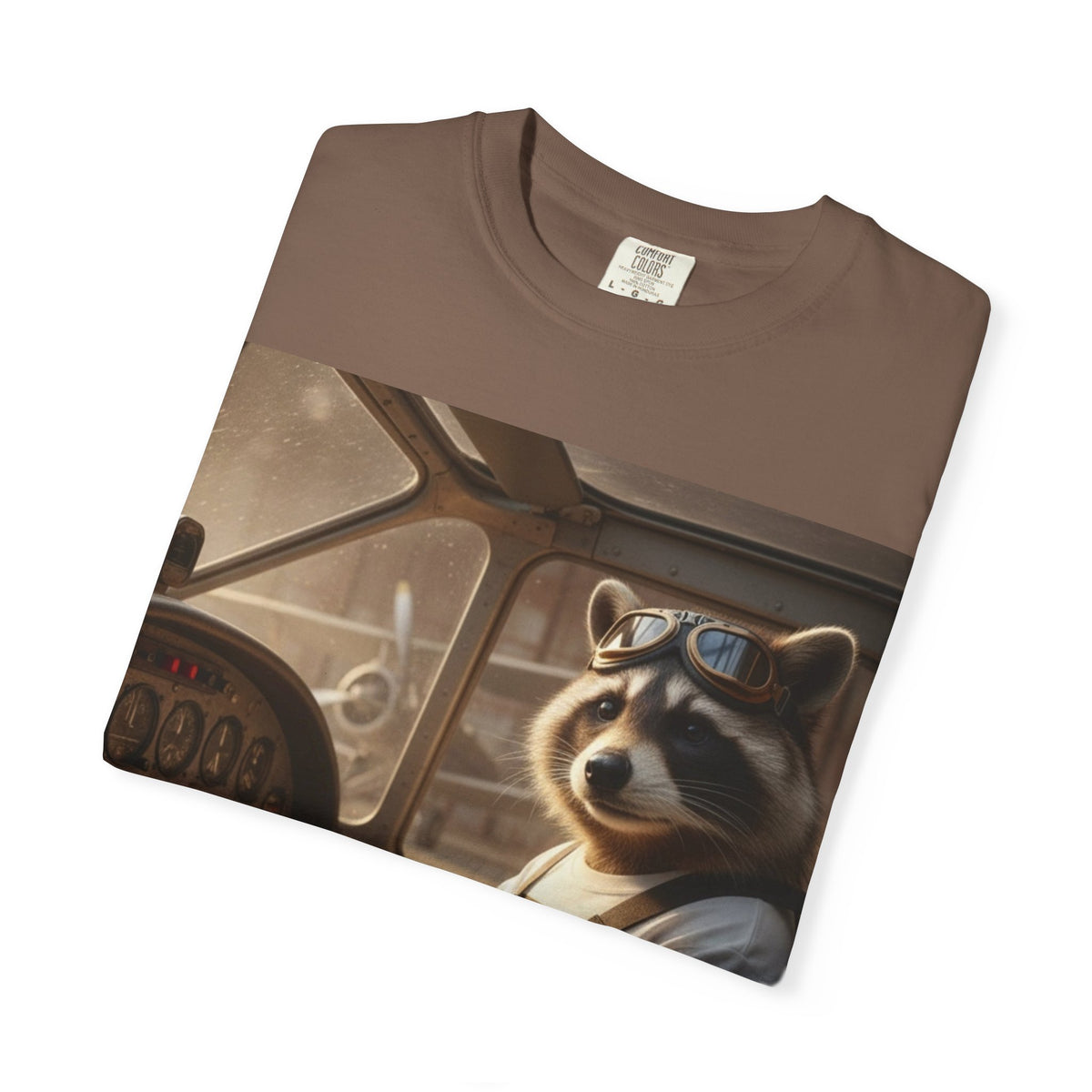 Raccoon Pilot tee