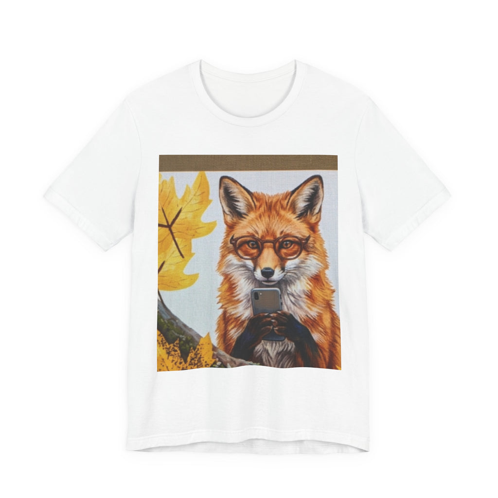 Autumn Fox Portrait T-Shirt — Wildlife Nature Graphic Tee