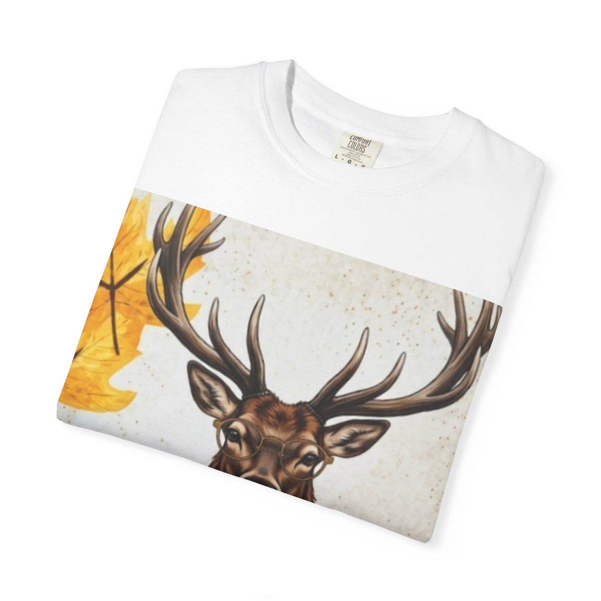 Stag in the Woods T-Shirt — Autumn Deer Graphic Tee