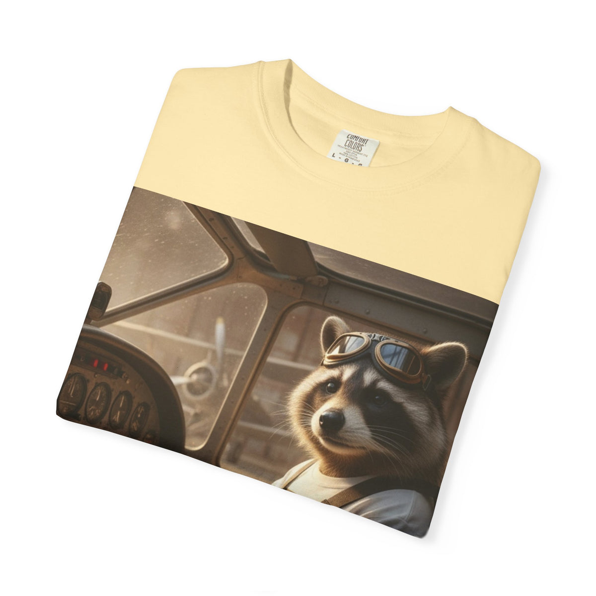 Raccoon Pilot tee