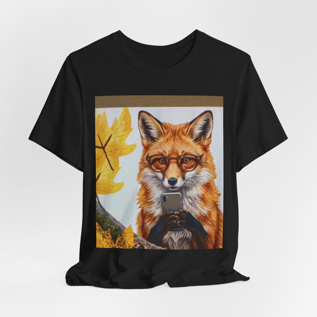 Autumn Fox Portrait T-Shirt — Wildlife Nature Graphic Tee