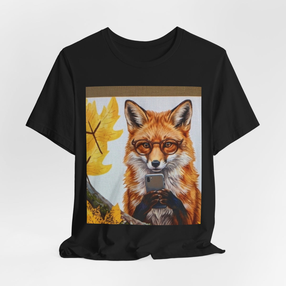 Autumn Fox Portrait T-Shirt — Wildlife Nature Graphic Tee