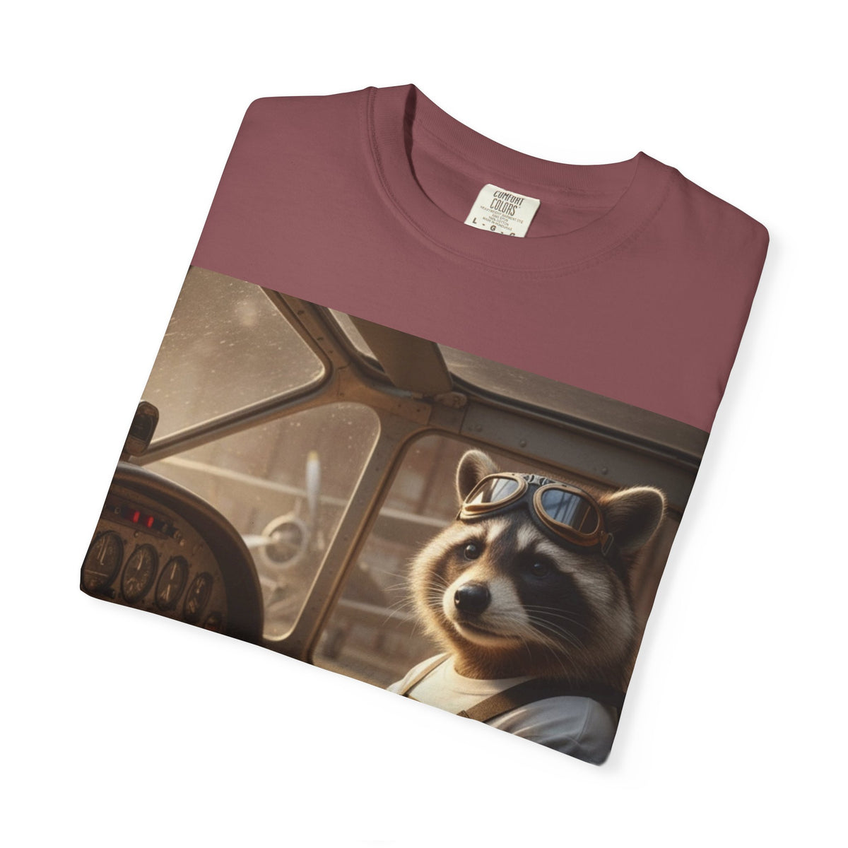 Raccoon Pilot tee