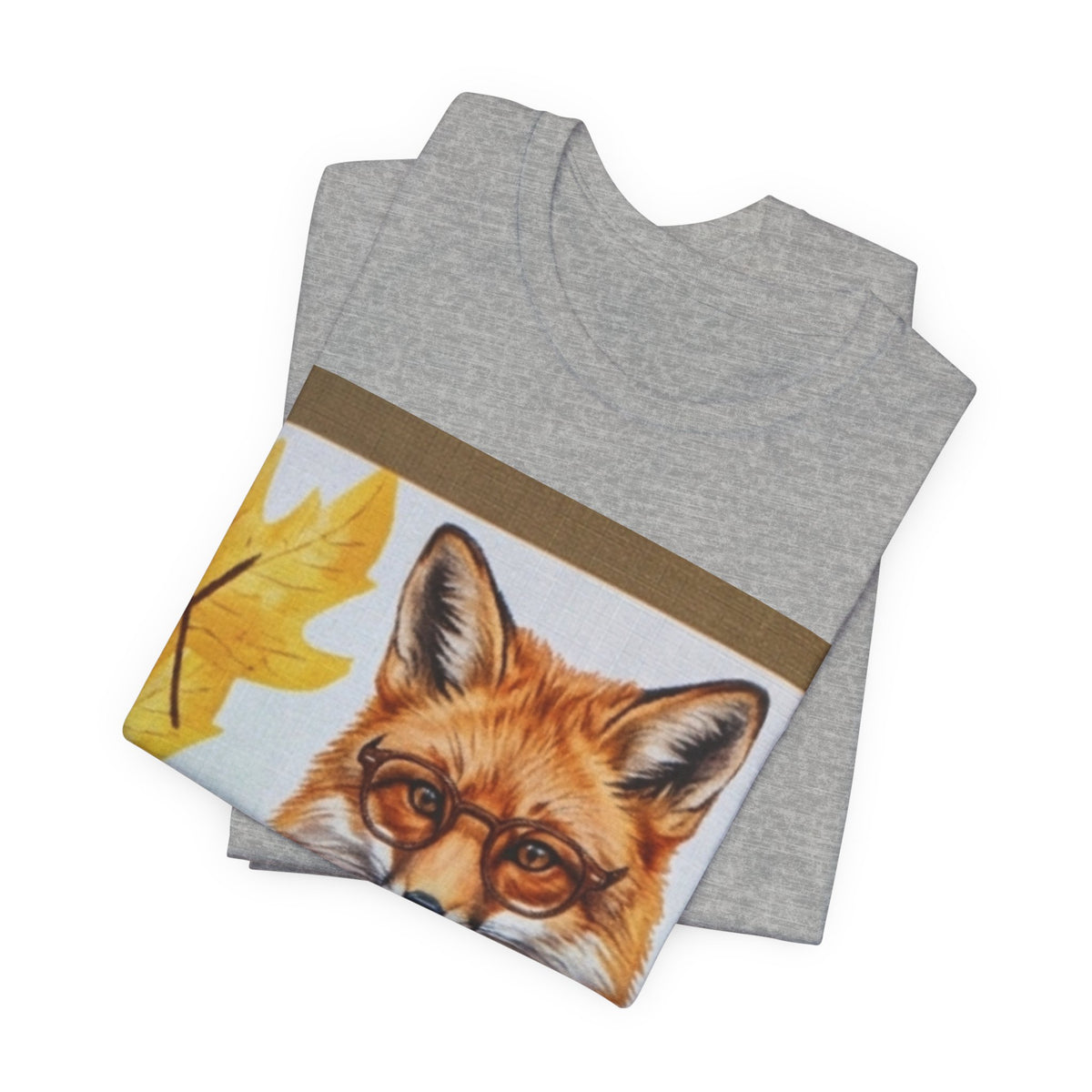 Autumn Fox Portrait T-Shirt — Wildlife Nature Graphic Tee