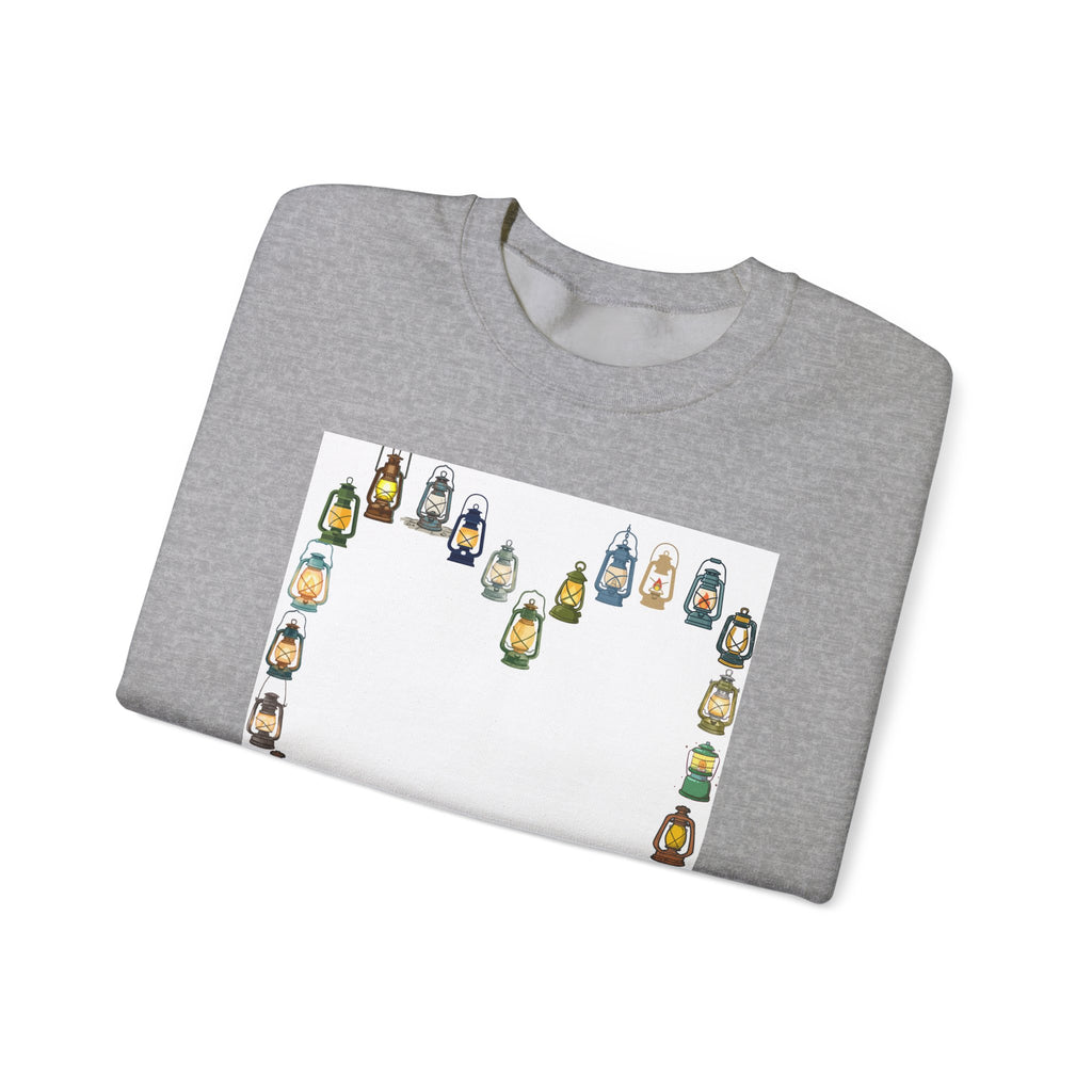Penguin Heart Crewneck Sweatshirt — Cute Penguin Heart Graphic Pullover