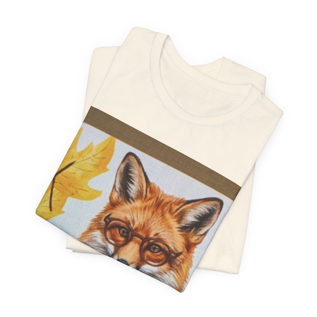 Autumn Fox Portrait T-Shirt — Wildlife Nature Graphic Tee