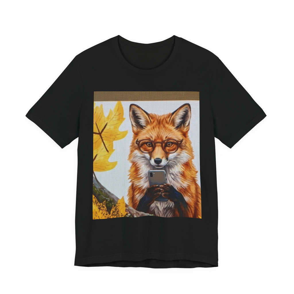 Autumn Fox Portrait T-Shirt — Wildlife Nature Graphic Tee