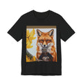 Autumn Fox Portrait T-Shirt — Wildlife Nature Graphic Tee