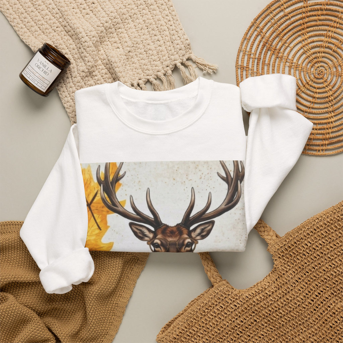 Autumn Stag Crewneck Sweatshirt