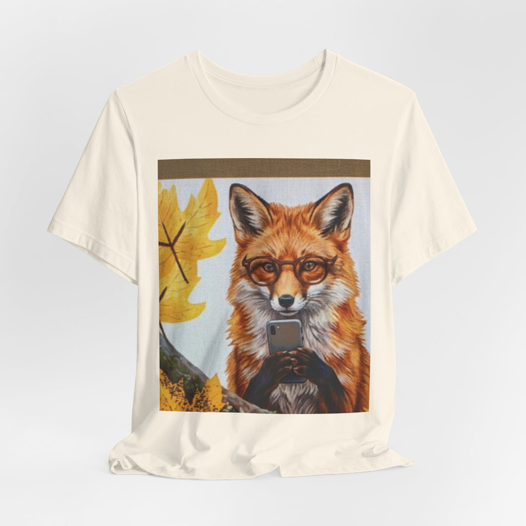 Autumn Fox Portrait T-Shirt — Wildlife Nature Graphic Tee