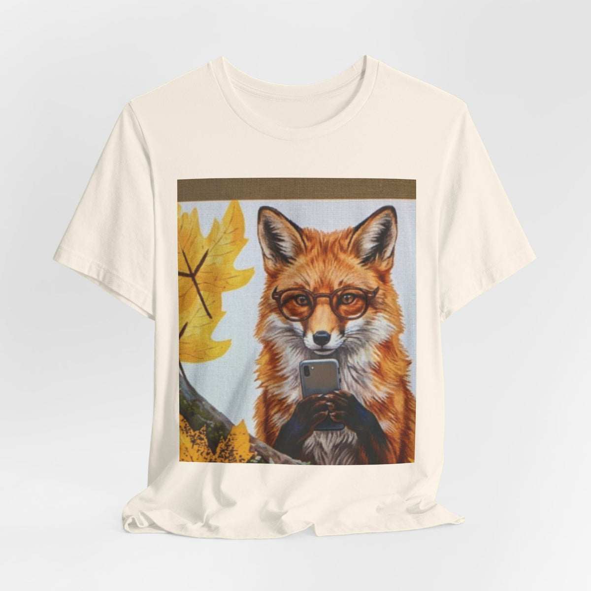 Autumn Fox Portrait T-Shirt — Wildlife Nature Graphic Tee