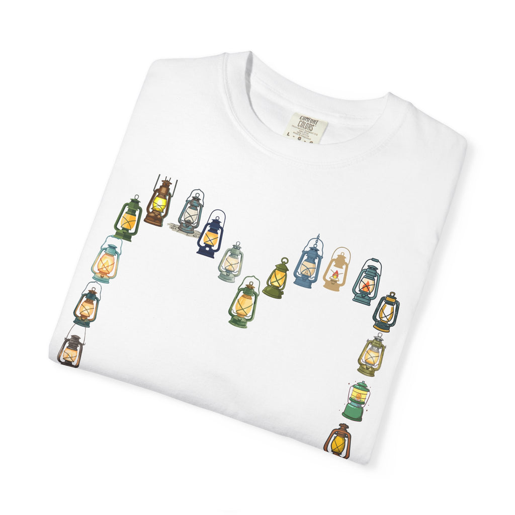 Lantern Heart T-Shirt — Cute Colorful Lantern Heart Graphic Tee