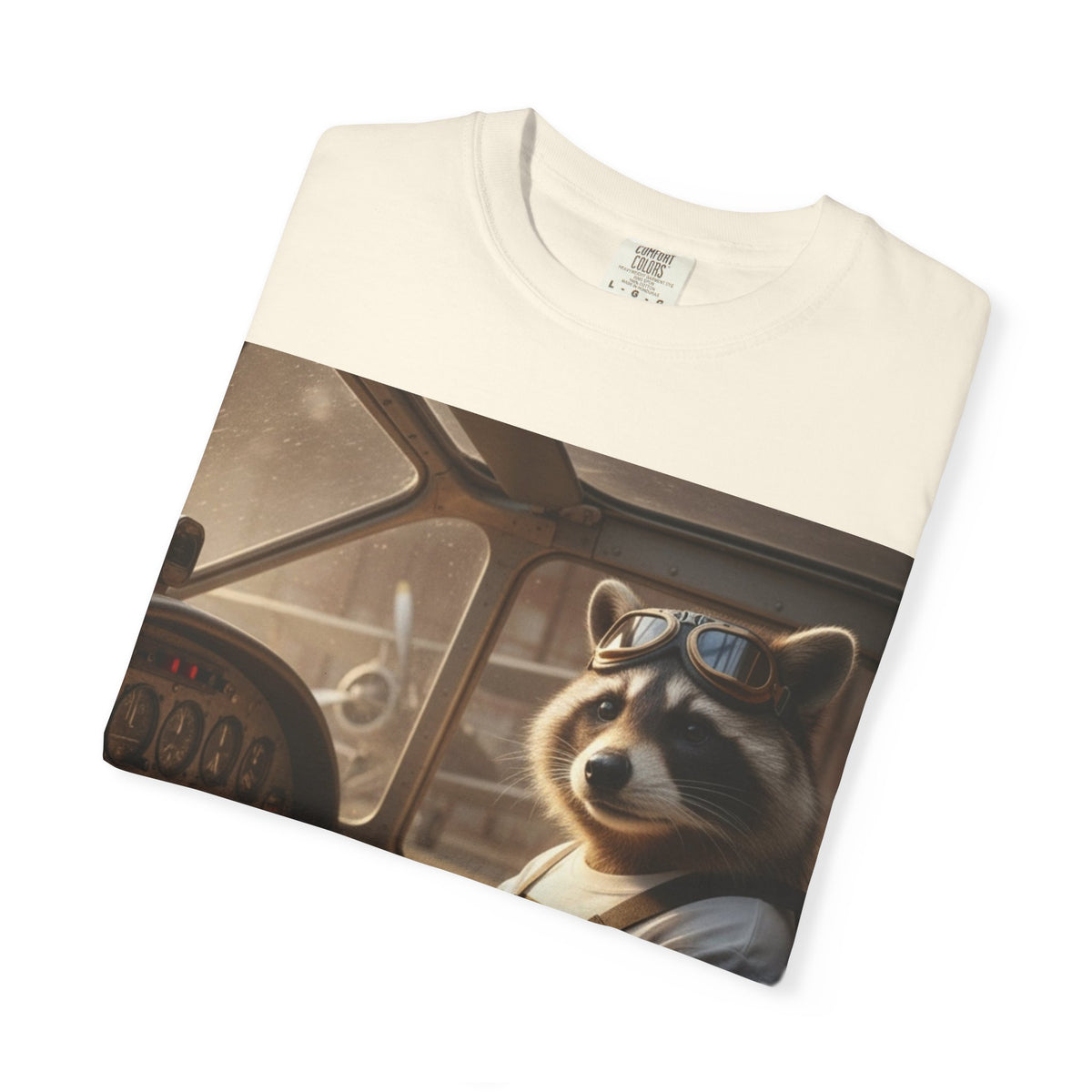 Raccoon Pilot tee