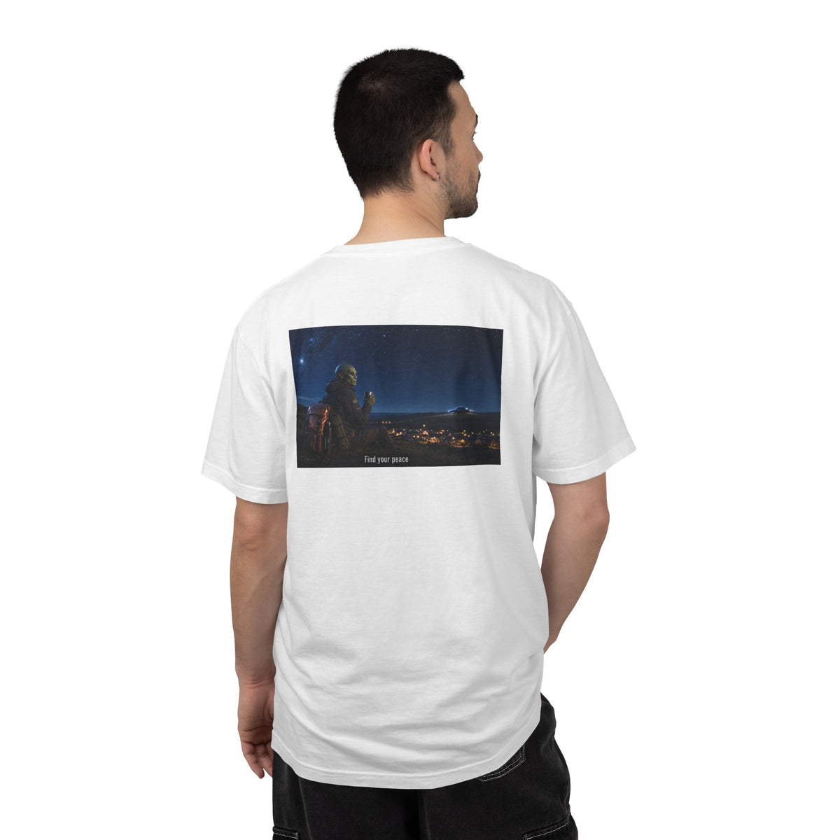 Copper Vein's Alien Hiker Tee Find Your Peace