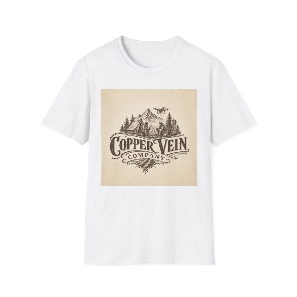 Copper Vein Mountain Logo T-Shirt — Outdoor Adventure Graphic Tee