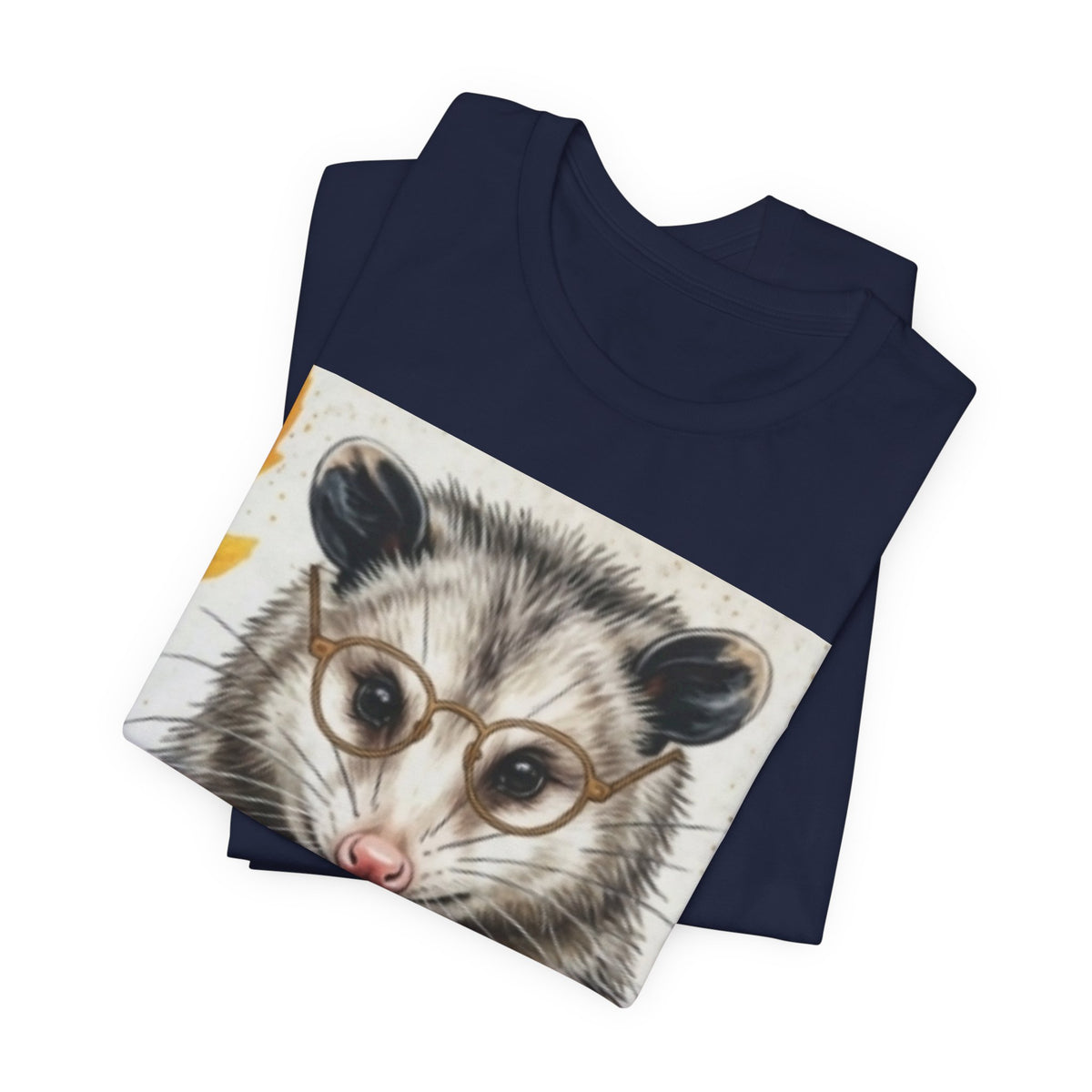 Possum Selfie T‑Shirt — Cute Opossum Holding Phone Graphic Tee