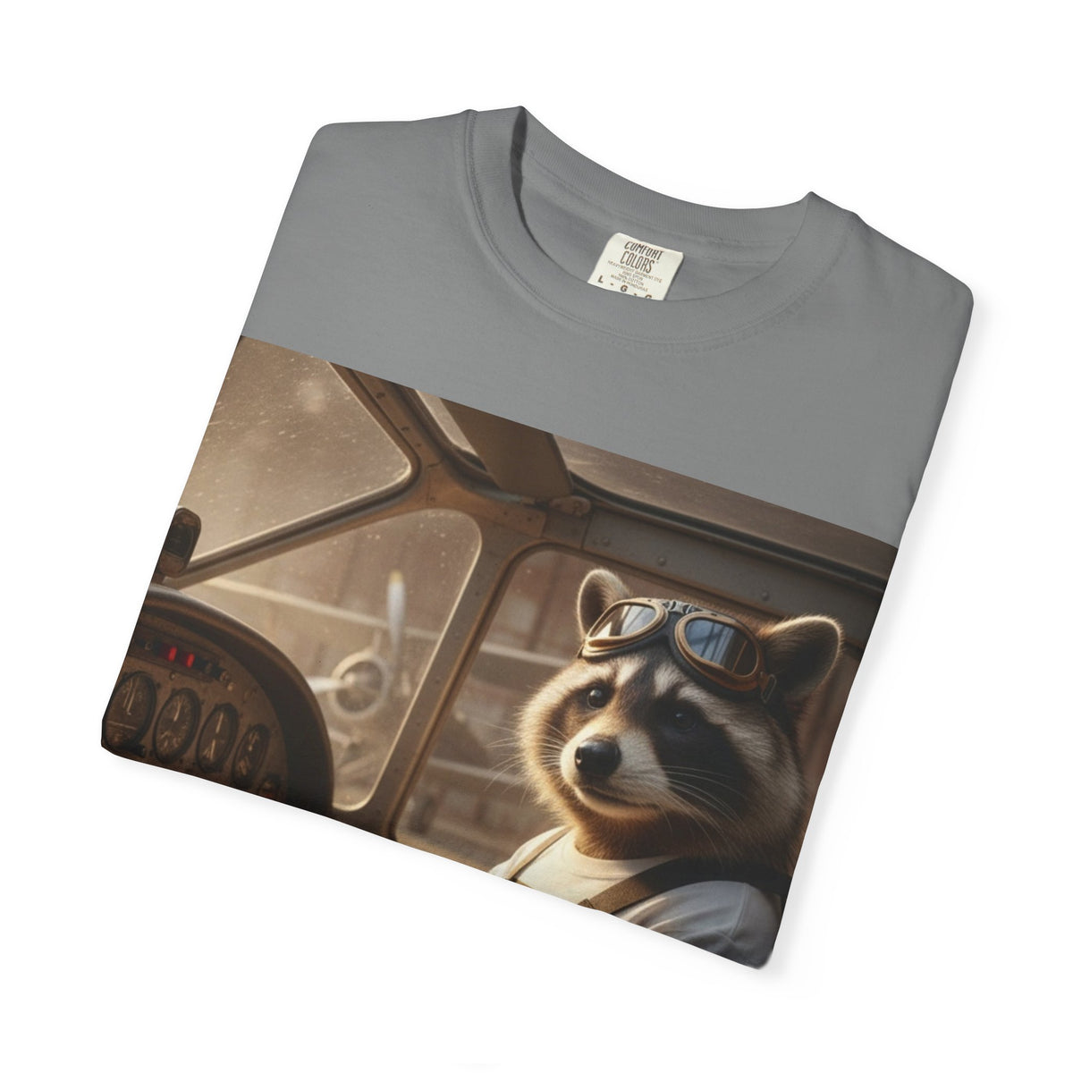 Raccoon Pilot tee