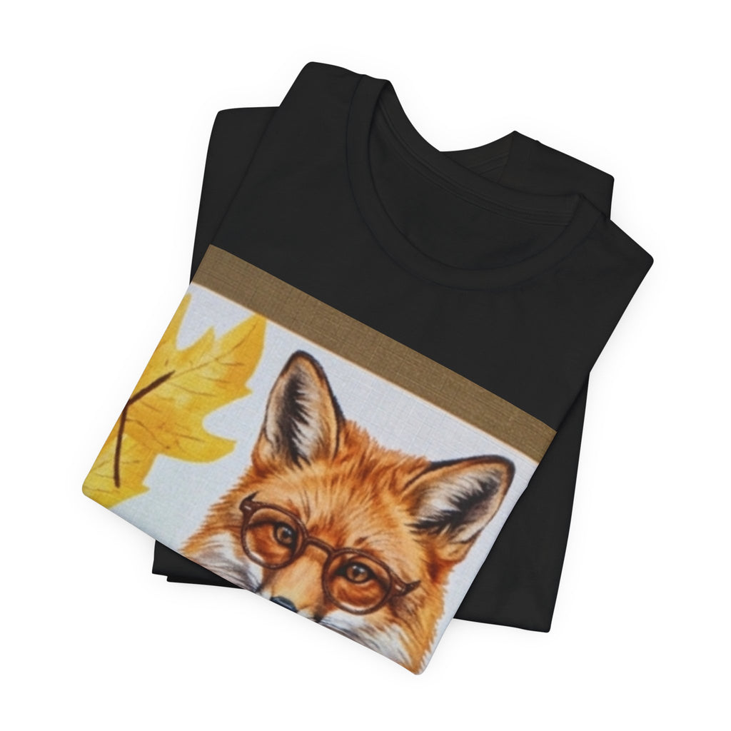 Autumn Fox Portrait T-Shirt — Wildlife Nature Graphic Tee