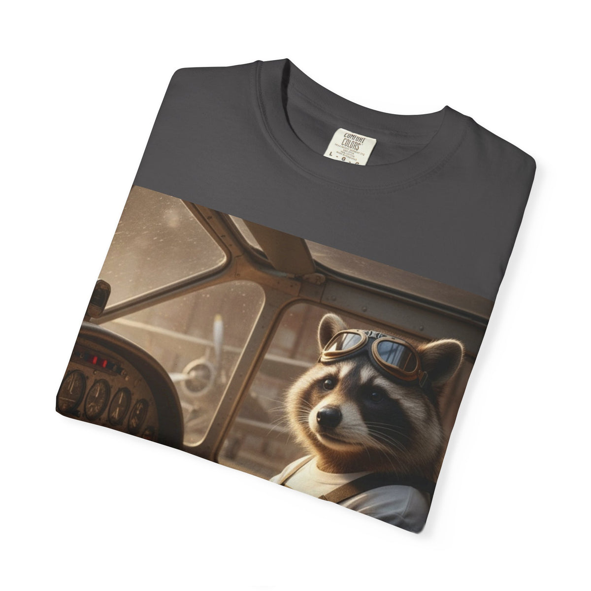 Raccoon Pilot tee