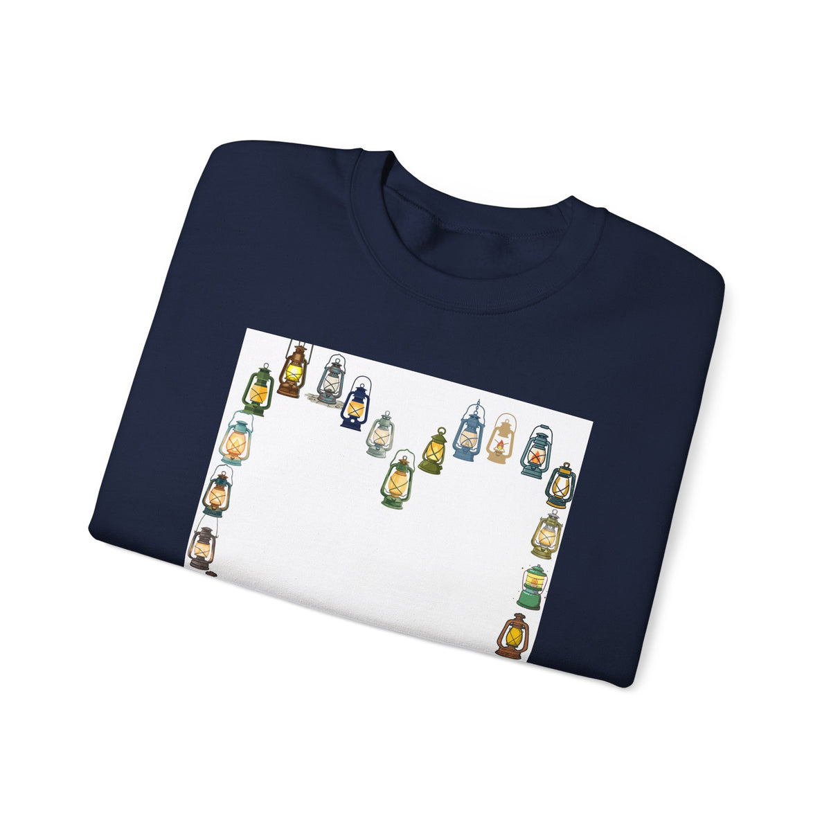 Penguin Heart Crewneck Sweatshirt — Cute Penguin Heart Graphic Pullover