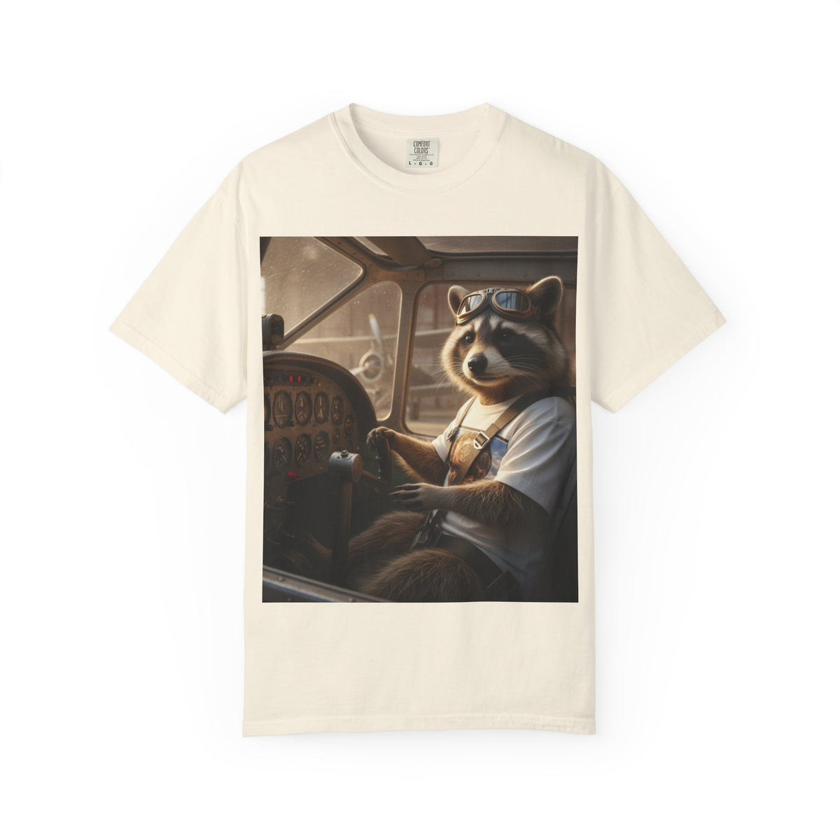 Raccoon Pilot tee