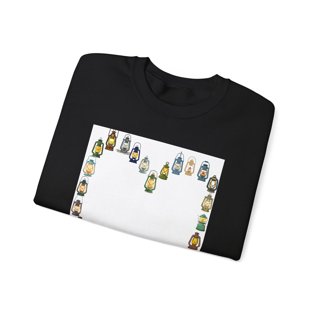 Penguin Heart Crewneck Sweatshirt — Cute Penguin Heart Graphic Pullover