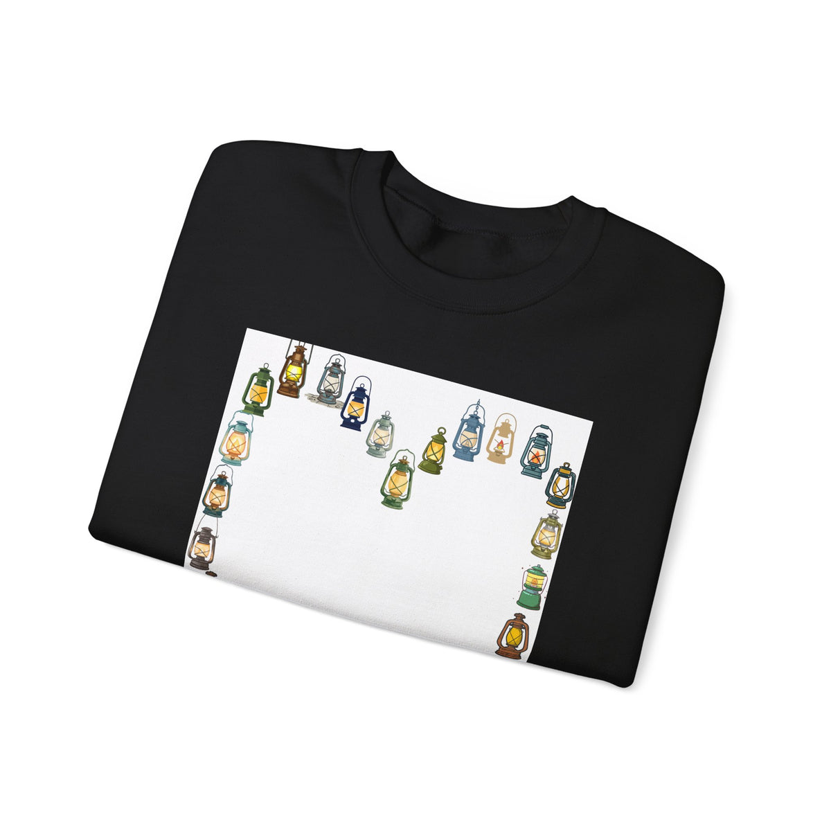 Penguin Heart Crewneck Sweatshirt — Cute Penguin Heart Graphic Pullover