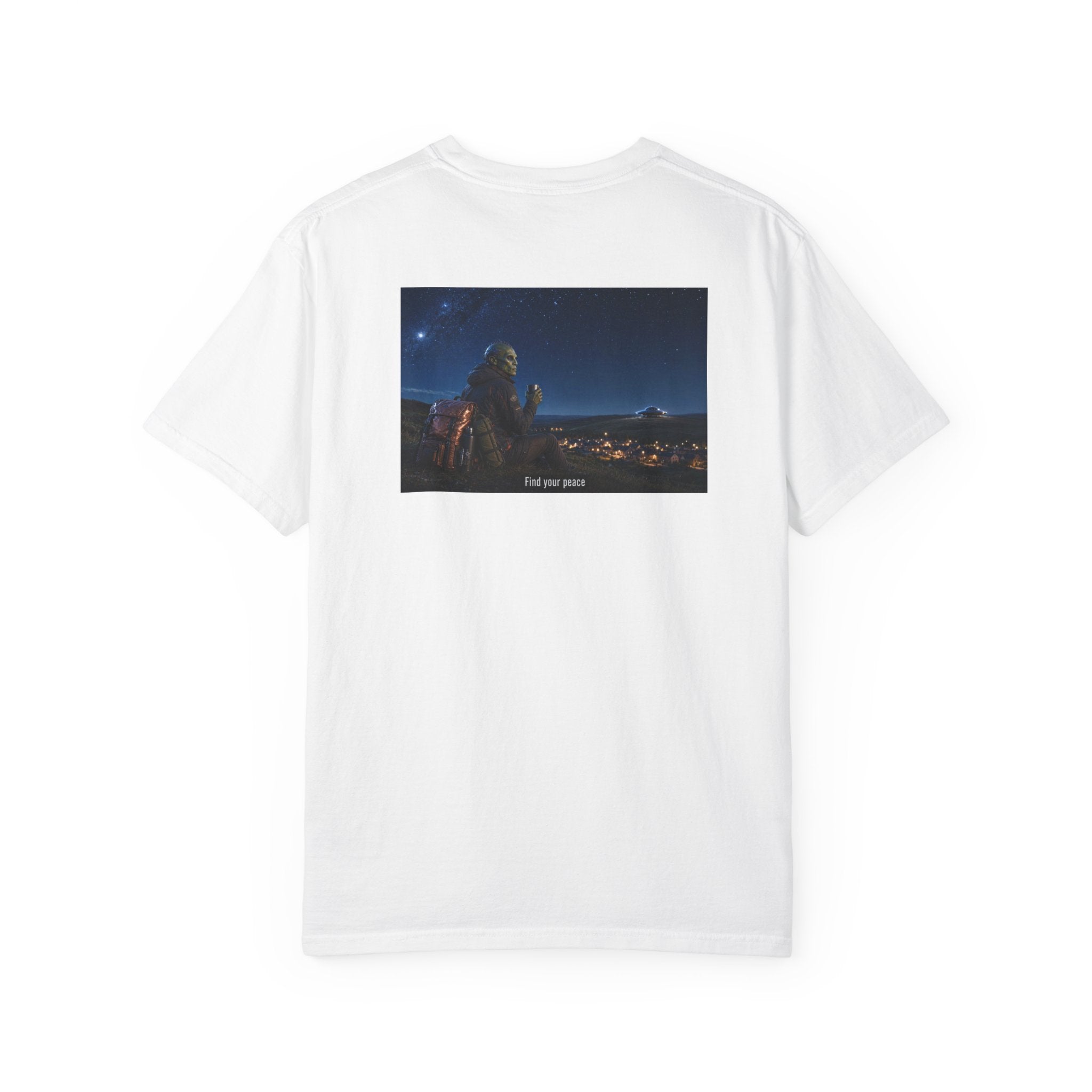Copper Vein's Alien Hiker Tee Find Your Peace