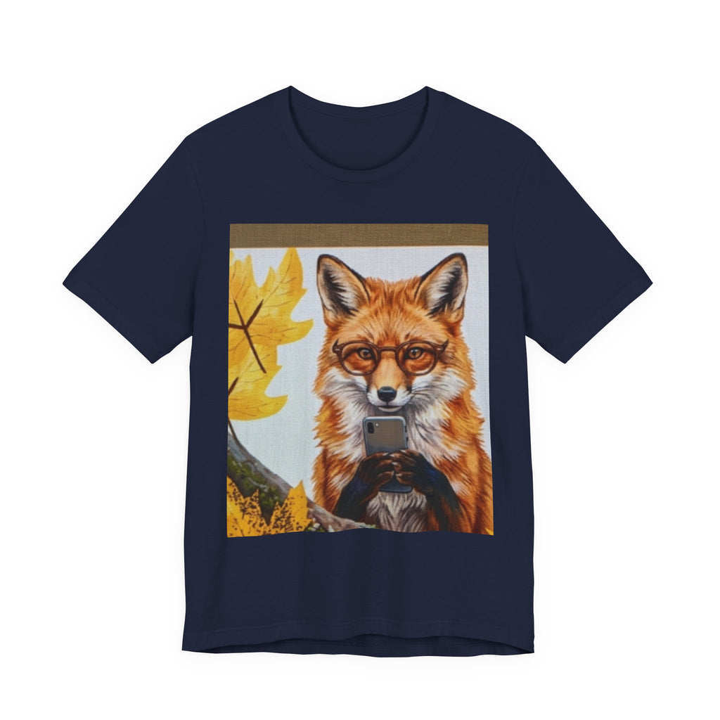 Autumn Fox Portrait T-Shirt — Wildlife Nature Graphic Tee