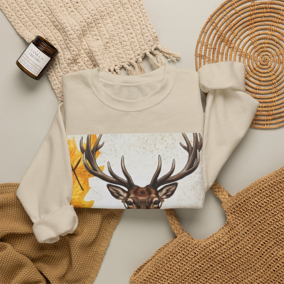 Autumn Stag Crewneck Sweatshirt