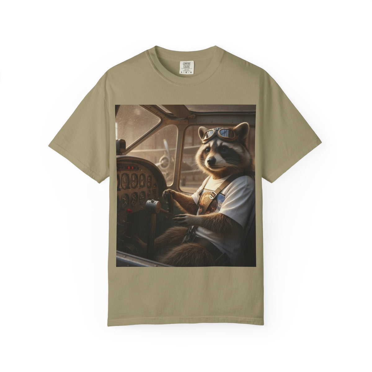 Raccoon Pilot tee
