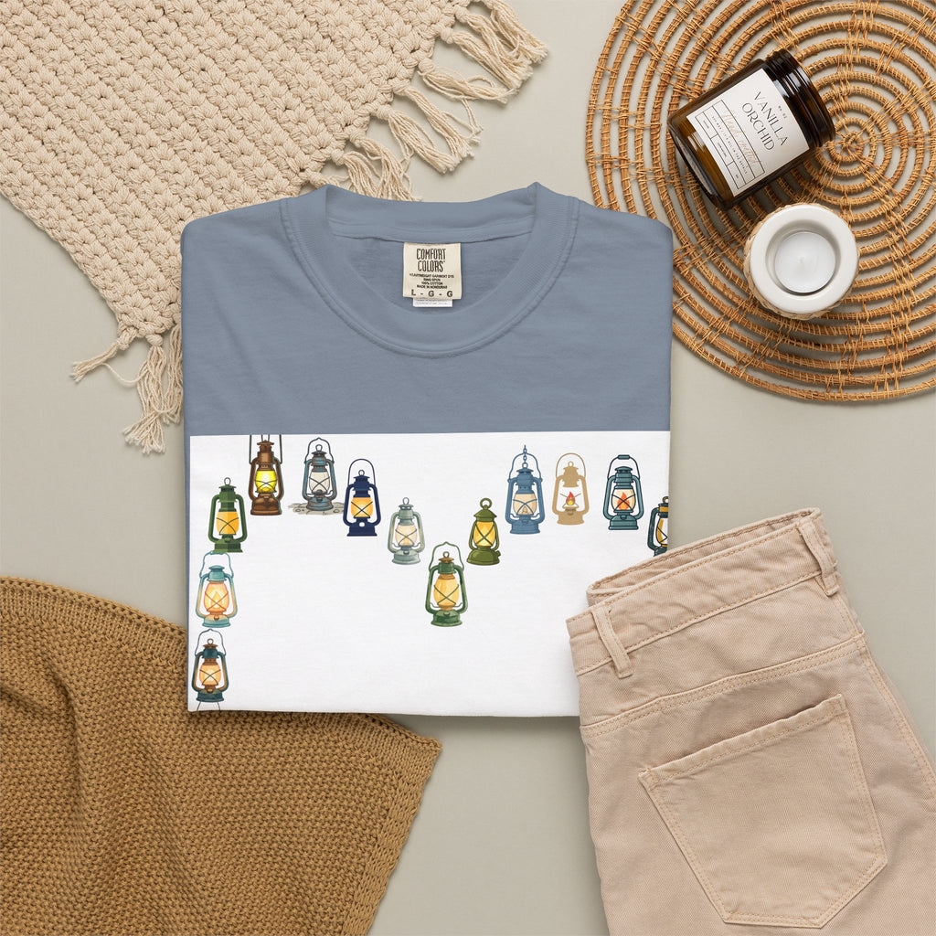Lantern Heart T-Shirt — Cute Colorful Lantern Heart Graphic Tee