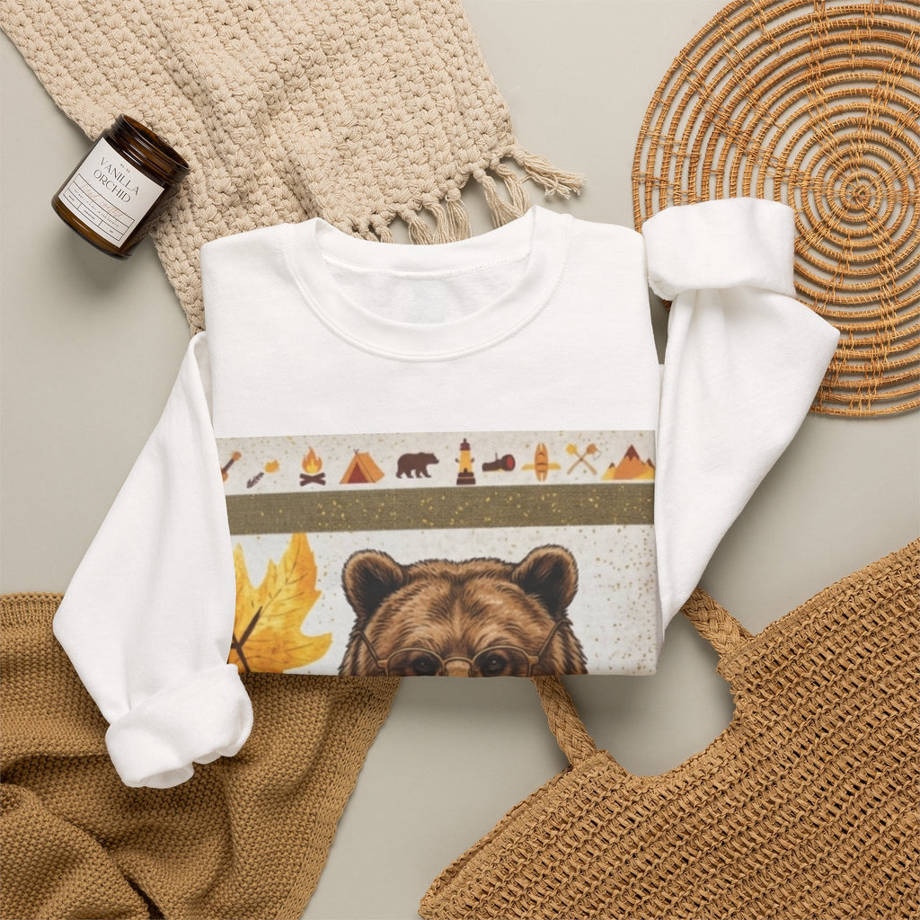 Bear Selfie Crewneck Sweatshirt