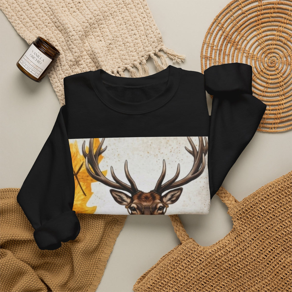 Autumn Stag Crewneck Sweatshirt