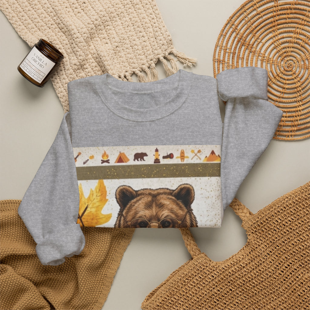 Bear Selfie Crewneck Sweatshirt