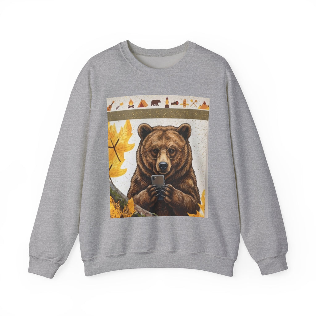 Bear Selfie Crewneck Sweatshirt