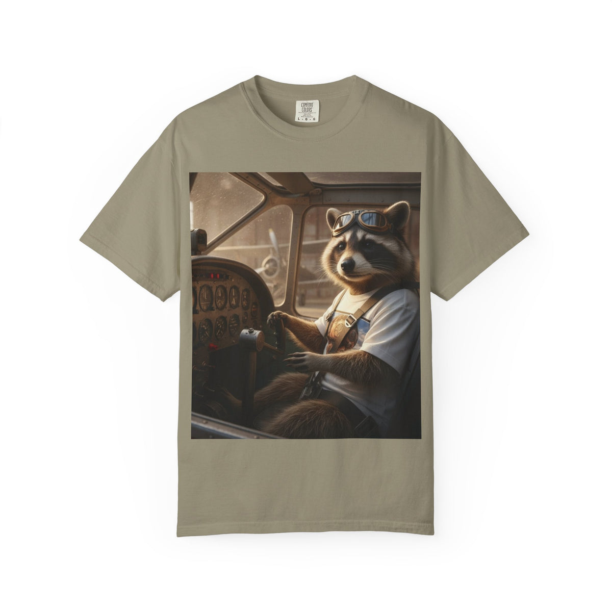 Raccoon Pilot tee