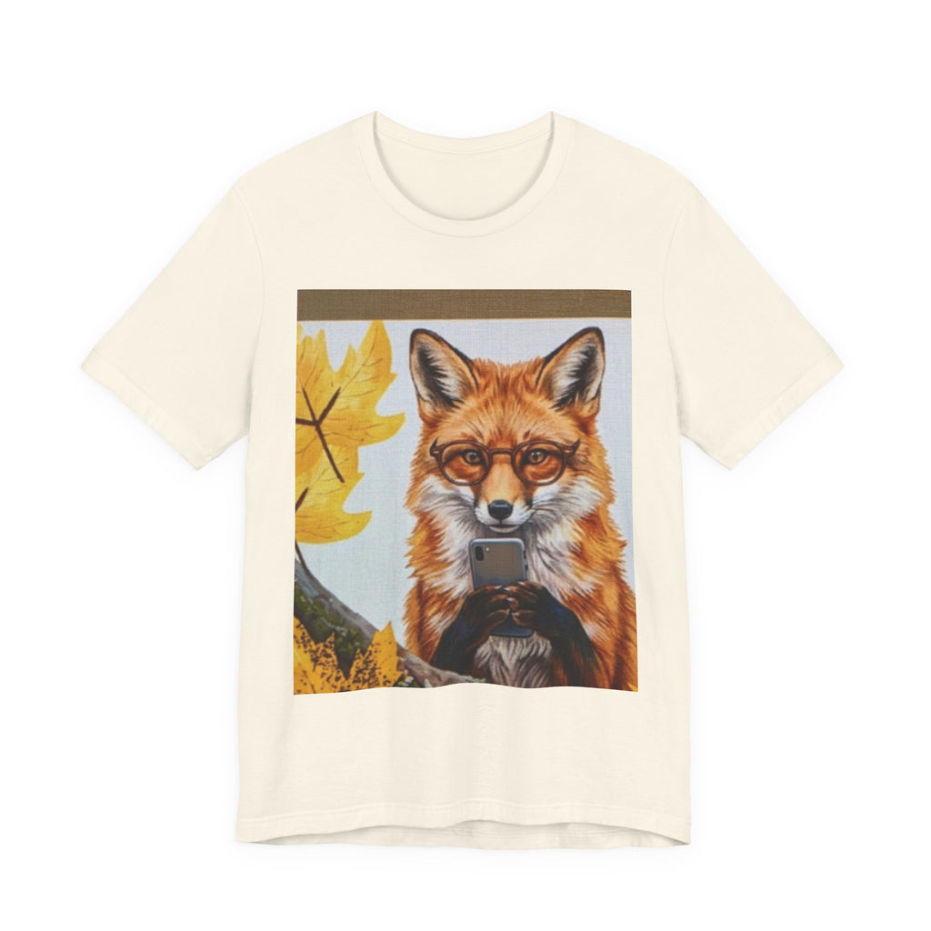 Autumn Fox Portrait T-Shirt — Wildlife Nature Graphic Tee