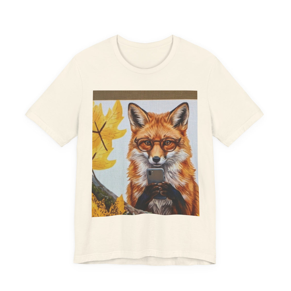 Autumn Fox Portrait T-Shirt — Wildlife Nature Graphic Tee