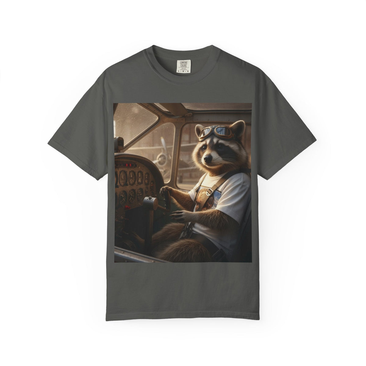 Raccoon Pilot tee