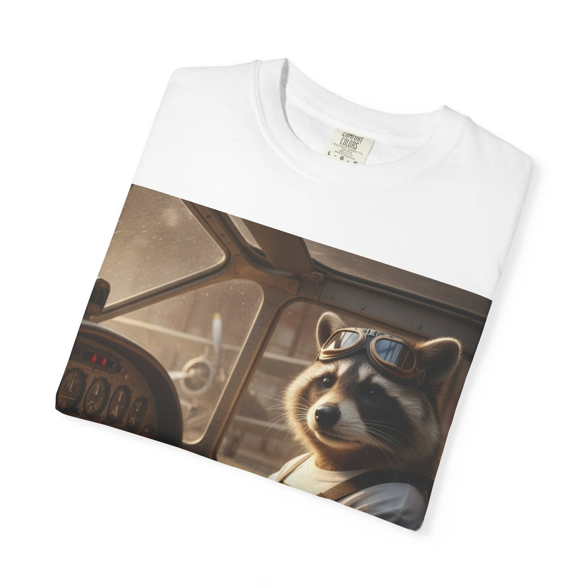 Raccoon Pilot tee