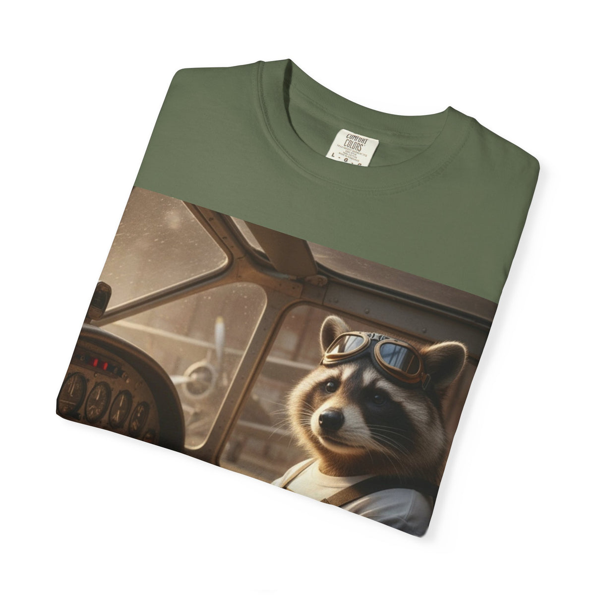 Raccoon Pilot tee