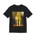 Astronaut Beam T‑Shirt — Surreal Space Abduction Tee