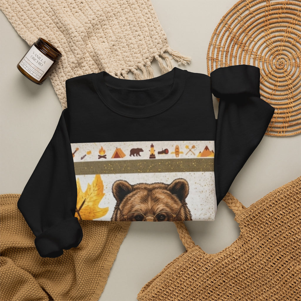 Bear Selfie Crewneck Sweatshirt