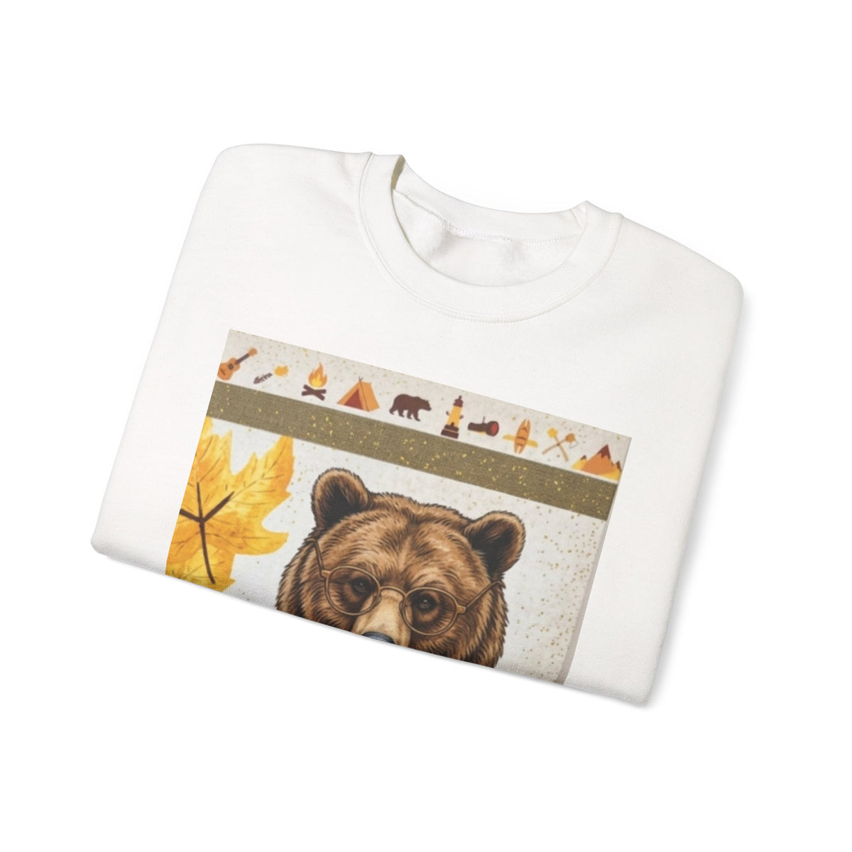 Bear Selfie Crewneck Sweatshirt
