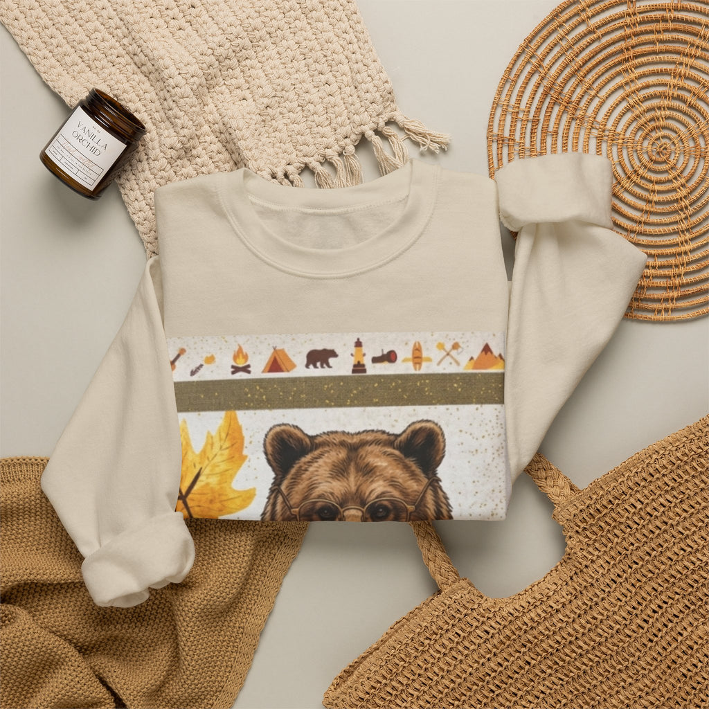 Bear Selfie Crewneck Sweatshirt